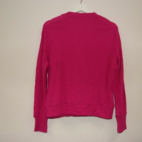 J.CREW Pink Textured Crepe Faux Wrap Top - Picture 7 of 9